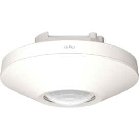 Détecteur de mouvement M34HC, KNX®, 5 canaux, 15-20 m, plafond grande hauteur, pour boîte d'encastrement, couleur blanc