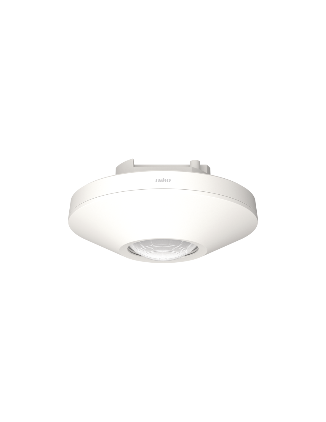 Détecteur de mouvement M34HC, KNX®, 5 canaux, 15-20 m, plafond grande hauteur, pour boîte d'encastrement, couleur blanc