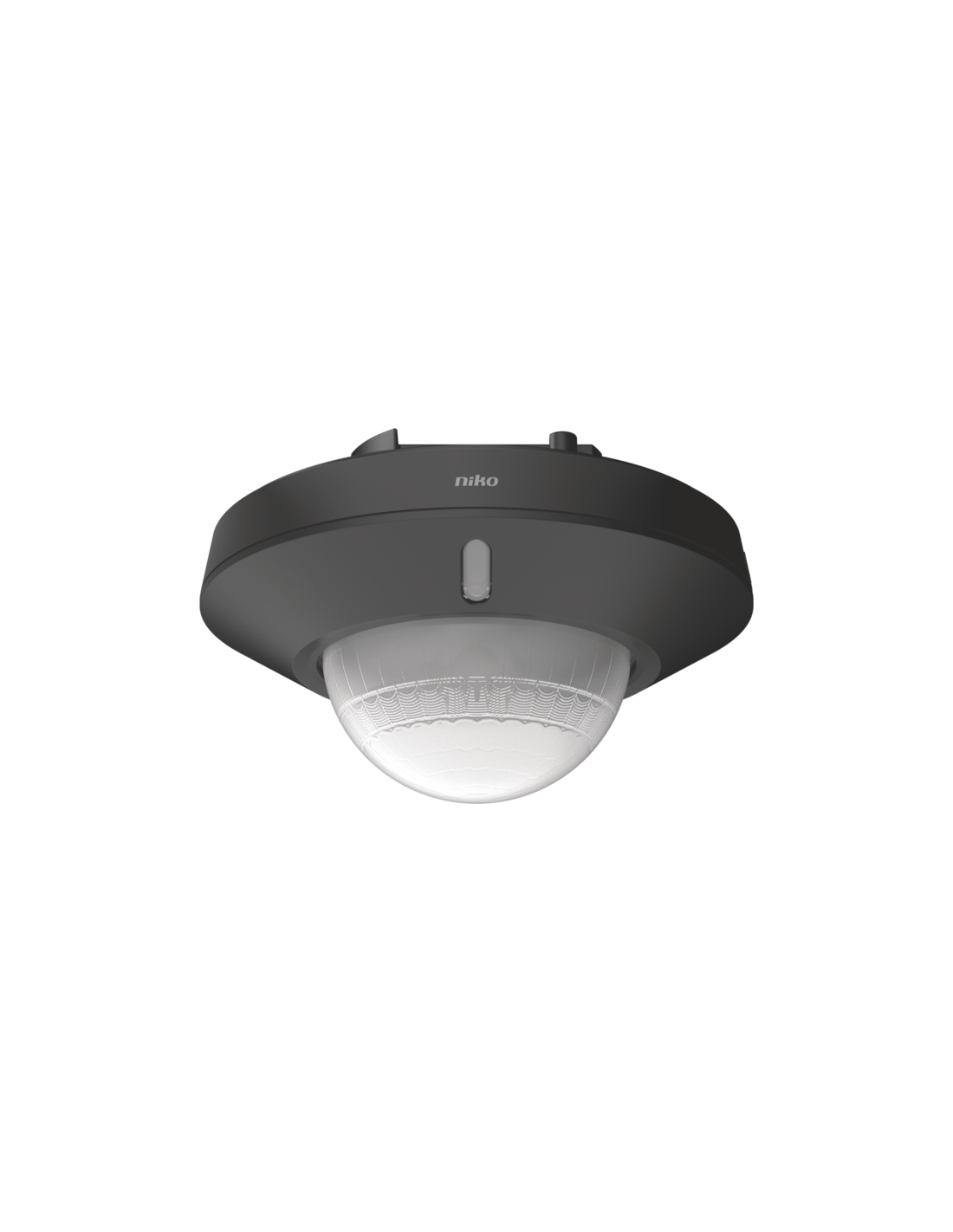 Détecteur de mouvement M34LR, KNX®, 5 canaux, 39-41 m, IP40, pour boîte d'encastrement, couleur noir