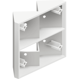 Etrier de montage pour des coins, couleur blanc
