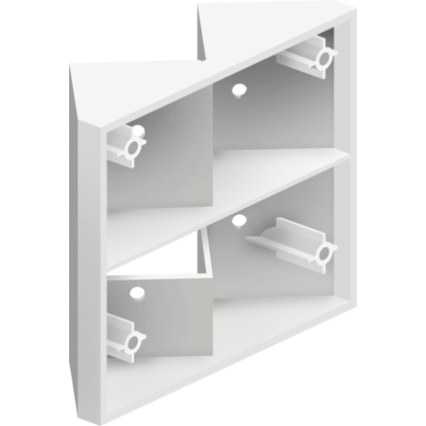 Etrier de montage pour des coins, couleur blanc