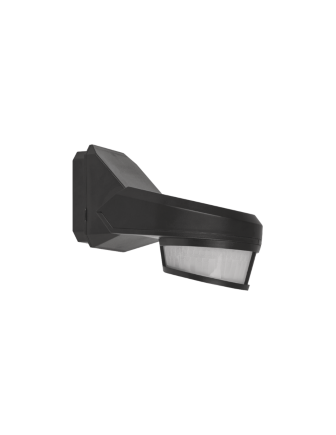 Détecteur de mouvement, 230 V, 16 m, 240°, IP54, pour montage en saillie, couleur noir
