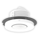 Détecteur de présence P42MR, 230 V, maître, 12-13 m, pour montage encastré (SnapFit), couleur blanc