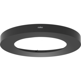 Collerette pour détecteurs P4XMR et M4XMR encastrés, couleur noir