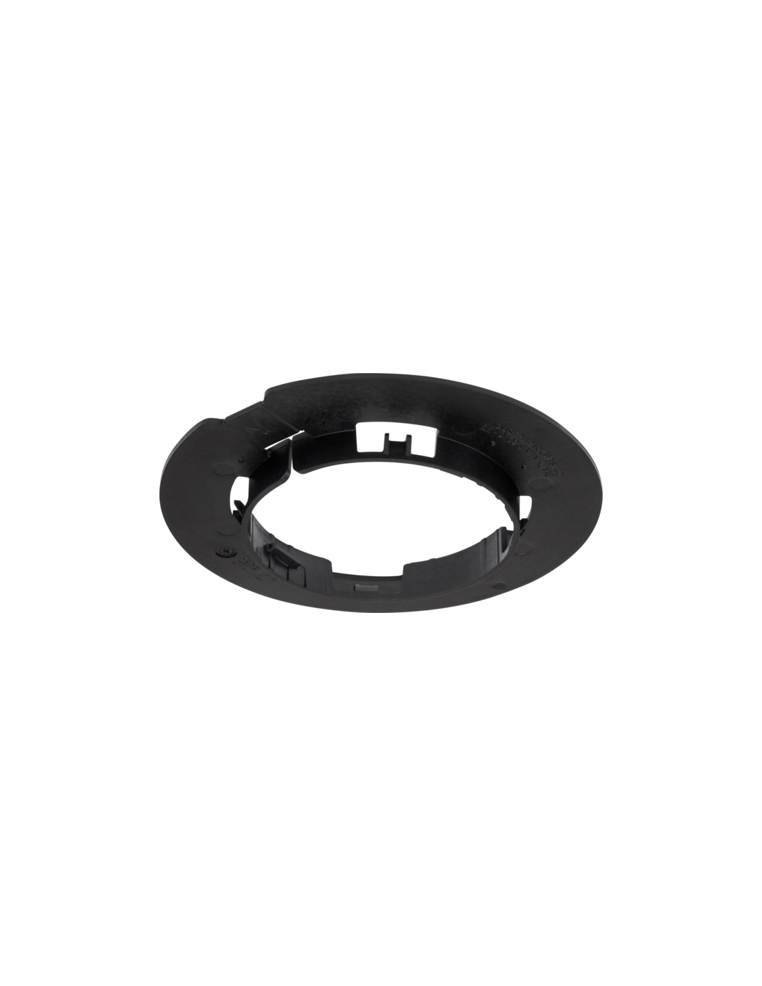 Bague de montage pour détecteurs P4XMR, P4XLR, M4XMR et M4XLR encastrés (SnapFit), couleur noir (RAL 9005).