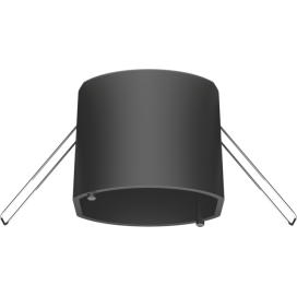 Boîte d'encastrement avec griffes à ressort pour M34LR/M34HC, couleur noir