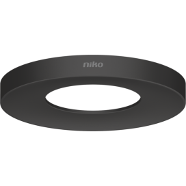 Collerette pour détecteur P34MR, diamètre de 105 mm, couleur noir