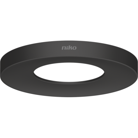 Collerette pour détecteur P34MR, diamètre de 105 mm, couleur noir