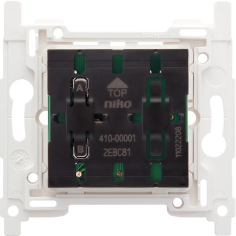 Socle pour interrupteur sans fil à 2 contacts