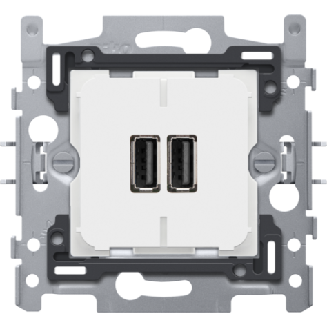 Double chargeur USB-A intelligent, 3,5 A, fixation par griffes