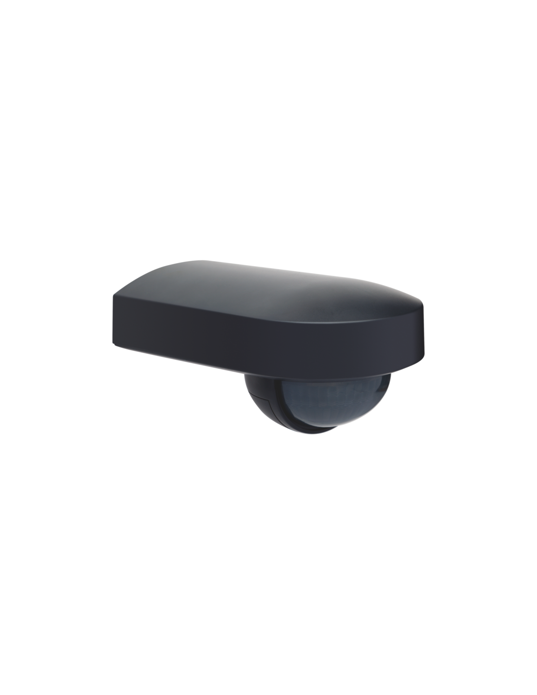 Détecteur de mouvement, Niko Home Control, 13 m, 180°, IP54, avec lentille orientable, pour montage en saillie, couleur anthracite