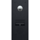 Poste extérieur vidéo pour Niko Home Control, avec 1 bouton-poussoir tactile éclairé
