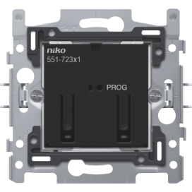 Commande de moteur connectée, socle, 3 A, 60 x 71 mm, fixation par griffes, technologie Easywave 