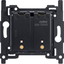 Interrupteur sans fil sur batterie, double, Zigbee®