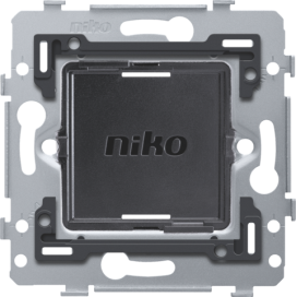 Socle métallique pour interrupteur Zigbee® sans fil sur batterie, 71 x 71 mm, fixation par vis