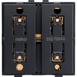 Interrupteur sans fil sur batterie, quadruple, Zigbee®, sans socle