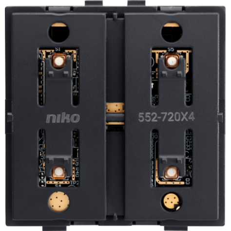 Interrupteur sans fil sur batterie, quadruple, Zigbee®, sans socle