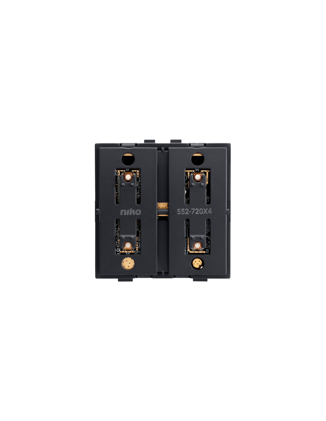 Interrupteur sans fil sur batterie, quadruple, Zigbee®, sans socle