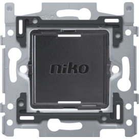 Socle métallique pour interrupteur Zigbee® sans fil sur batterie, 60 x 71 mm, fixation par vis
