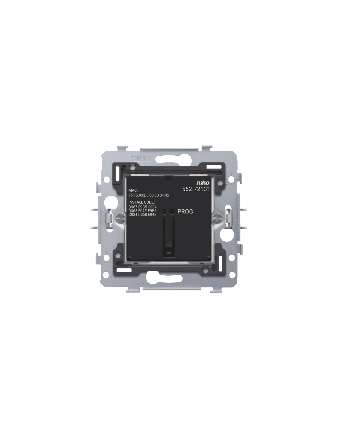 Interrupteur simple connecté, socle, 10 A, 71 x 71 mm, fixation par griffes, Zigbee®