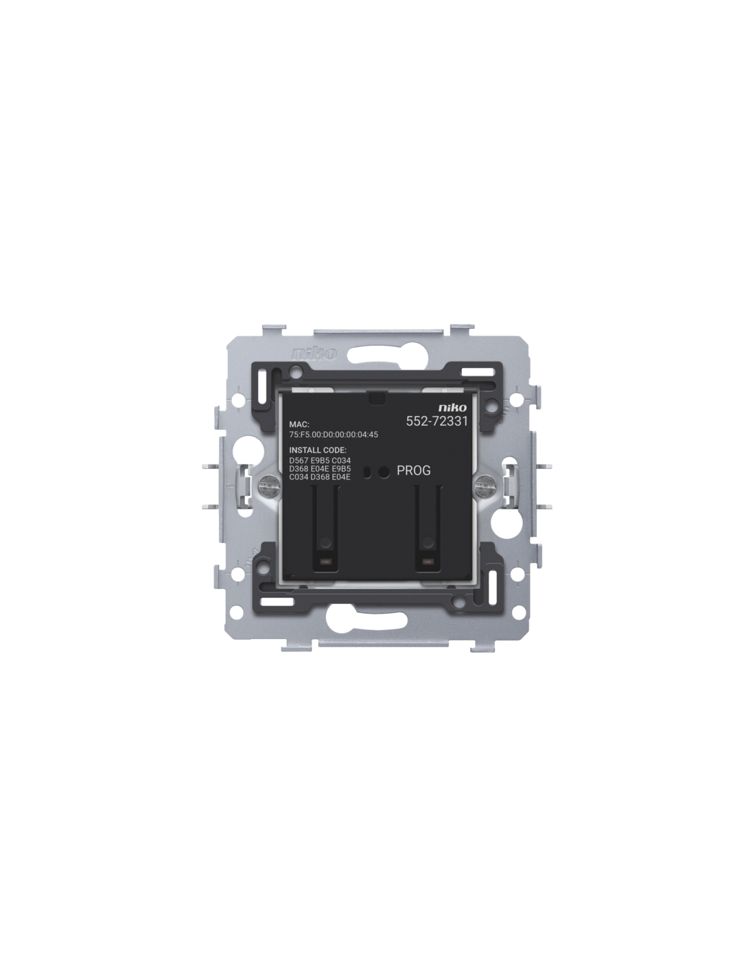 Commande de moteur connectée, socle, 3 A, 71 x 71 mm, fixation par griffes, Zigbee®