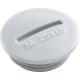 Bouchon aveugle M20 étanche aux projections d'eau, grey
