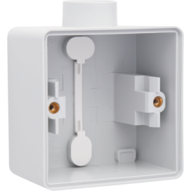 Boîte en saillie simple étanche aux projections d'eau avec une entrée M20 pour une fonction, couleur gris