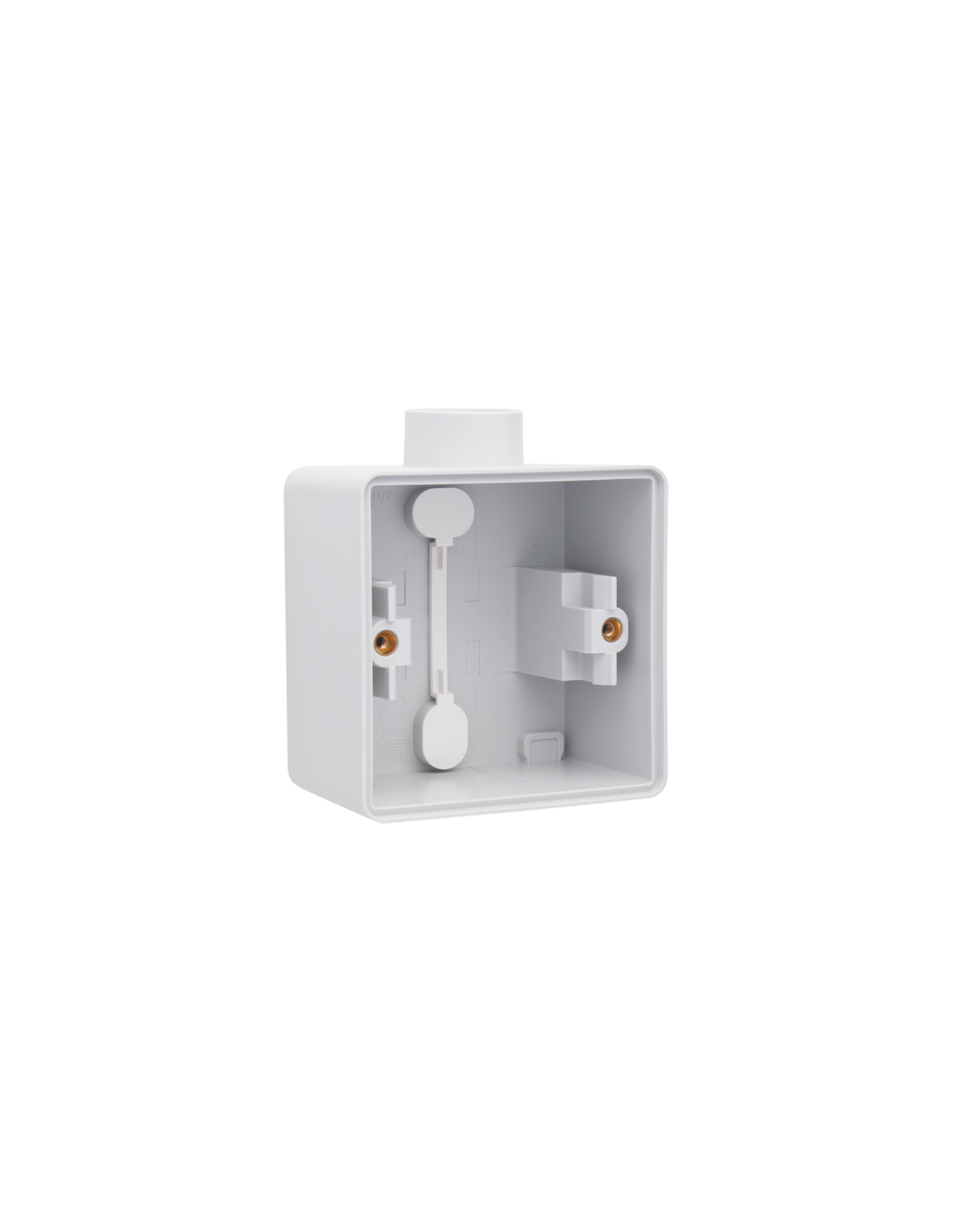 Boîte en saillie simple étanche aux projections d'eau avec une entrée M20 pour une fonction, couleur gris