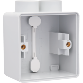 Boîte en saillie simple étanche aux projections d'eau avec une entrée M20 double pour une fonction, couleur gris