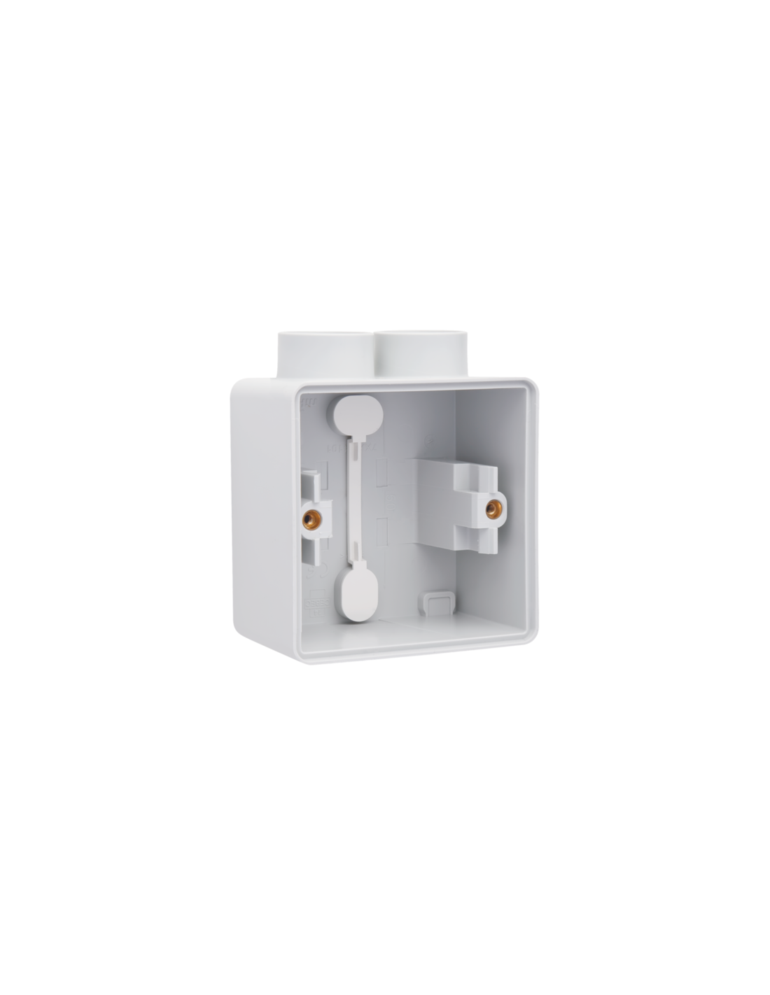Boîte en saillie simple étanche aux projections d'eau avec une entrée M20 double pour une fonction, couleur gris