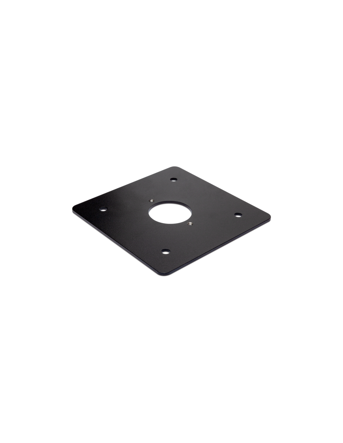 Platine thermolaquée pour bornes de jardin étanches aux projections d'eau, couleur noir