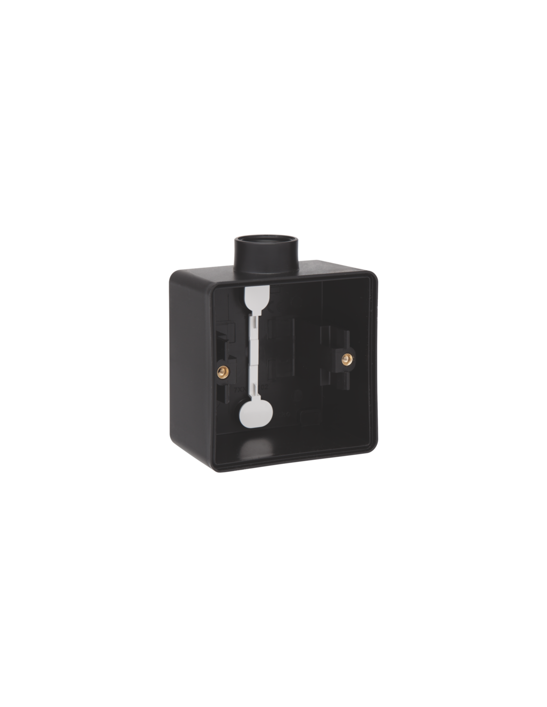 Boîte en saillie simple étanche aux projections d'eau avec une entrée M20 pour une fonction, couleur noir