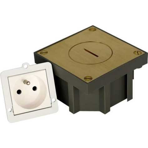 Arpi Prise de sol Laiton 2P+T IP64 avec sécurité