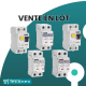 LOT - Disjoncteurs et Interrupteurs différentiel Teconex (30 Disj. C20A - 30 Disj. C16A - 6 Disj C32A. - 5 Diff. 300mA 40A - 5 Diff. 30mA 40A)