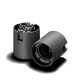 Soquet/douille lisse pour ampoule E27 - Noir - Connexion rapide