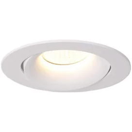TETIZ orientable - encastré - GU10 - alu / plexi - max 50W - 85mm x 25mm - blanc