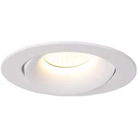 TETIZ orientable - encastré - GU10 - alu / plexi - max 50W - 105mm x 25mm- blanc