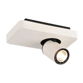 NYSIT - 1x GU10 4,5W - acier - 2800K - 200mm x 120mm x 120mm- noir/ blanc/ blanc
