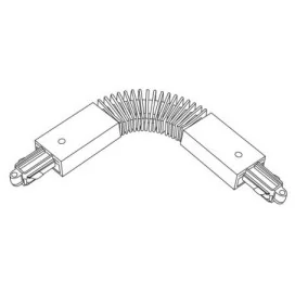 TRACK 2-phase connecteur flexible - blanc