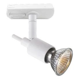 SONAR II track spot 2-phase - GU10 - acier - max 50W - 115mm x 30mm - blanc