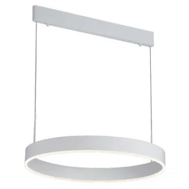 PURE pendel ronde - 22W - alu - 1540lm - 3000K - 550/571mm x 1200mm - blanc mat