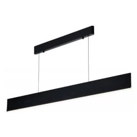 PURE pendule longue - 26W - alu - 1820lm - 3000K - 1200mm x 1200mm - noir mat