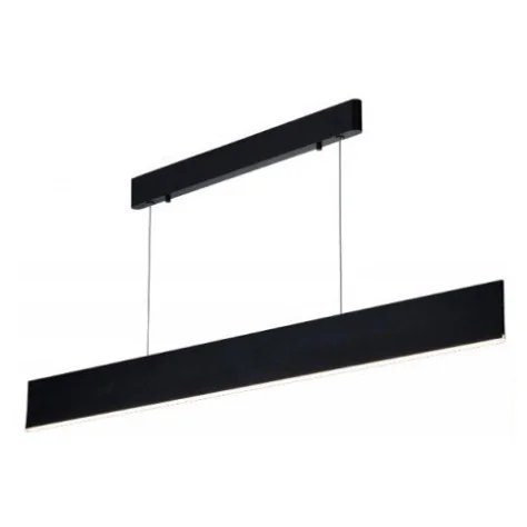 PURE pendule longue - 26W - alu - 1820lm - 3000K - 1200mm x 1200mm - noir mat