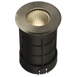 FURI - 7W - alu / verre - 560lm - dia 100mm x 145mm - IP67 - alu brossé