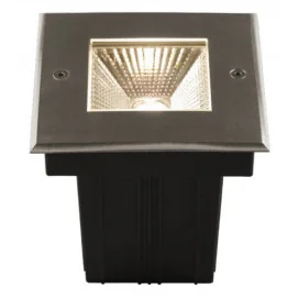 NELIO - 5W - alu / verre - 400lm - 130mm x 130mm x 130mm - geborsteld alu