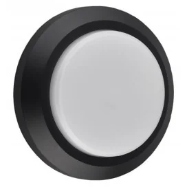 NOKI rond - 3W - plastic - 275lm - 3000K - IP65 - dia 150mm x 37mm - noir
