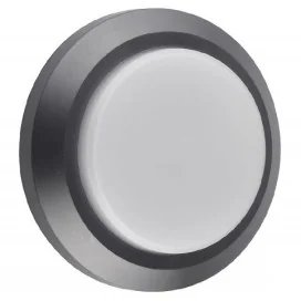NOKI rond - 3W - plastic - 275lm - 3000K - IP65 - dia 150mm x 37mm - gris