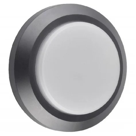 NOKI rond - 3W - plastic - 275lm - 3000K - IP65 - dia 150mm x 37mm - gris