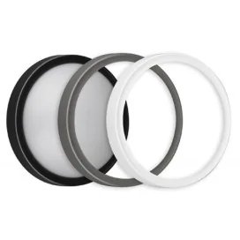 MILO rond - 8W - 650lm - 3000K - IP65 - dia 213mm x 82mm - blanc, gris ou noir