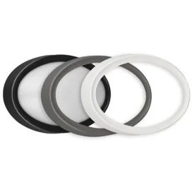 MILO oval - 8W - 650lm - 3000K - IP65 - dia 213mm x 82mm - blanc, gris ou noir